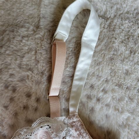 Felina Intimates Sleepwear Felina Nude And White Lace Lingerie Set Poshmark