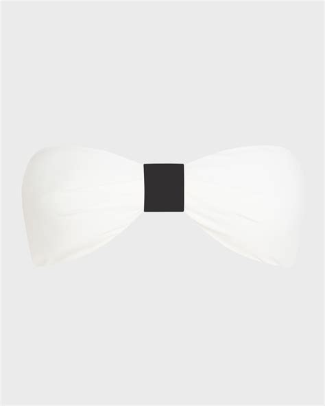 VALIMARE Capri Color Block Bandeau Bikini Top Neiman Marcus