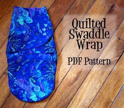 Quilted Baby Swaddle Wrap PDF Pattern Instant by TheBilasShop