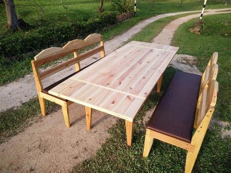 DIY Pallet Outdoor Dining Table 101 Pallets