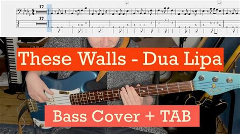 These Walls Dua Lipa Bass Cover Tabs Youtube