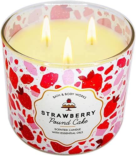 Amazon Bath Body Works White Barn Strawberry Pound Cake Single