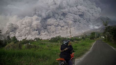 Villages Covered In Ash After Volcano Erupts In Indonesia Abc News