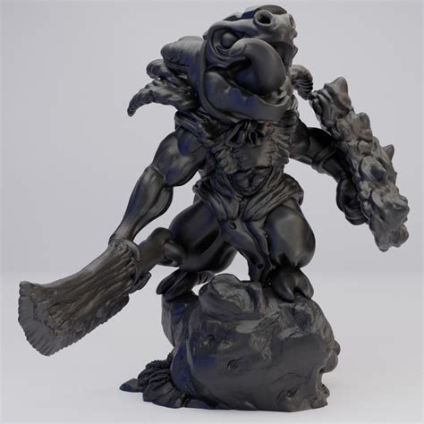 Hot Goblin コボルドリーダー岩上 ミニチュア ホットゴブリン TRPG