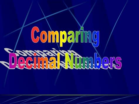 PPT - Understanding Decimal Numbers PowerPoint Presentation, free download - ID:378404
