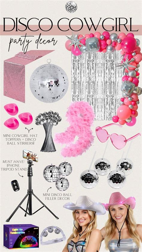 Disco Cowgirl Party Decor Ideas Haute Off The Rack In Disco