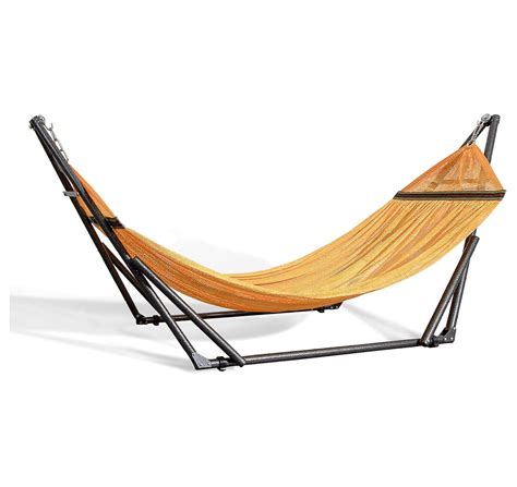 Hammock For 2 Persons With Collapsible Steel Stand 600 Lbs Capacity