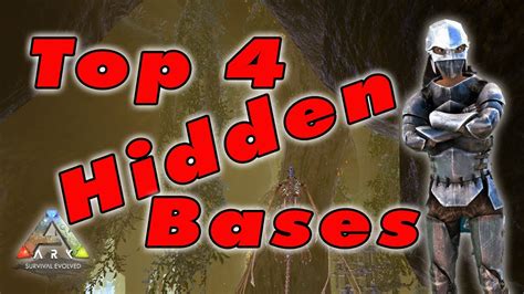 Top Hidden Unraidable Base Locations Underwater Ratholes Ark