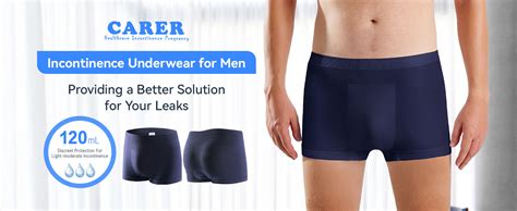 amazoncom incontinence underwear  men washable mens incontinence