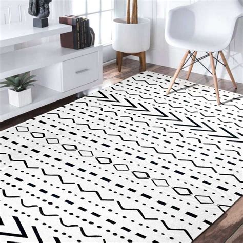 Tapete Branco Para Sala - Tapete para Sala Geometrico Vegas Branco - 250 x 132 em Super Oferta ...