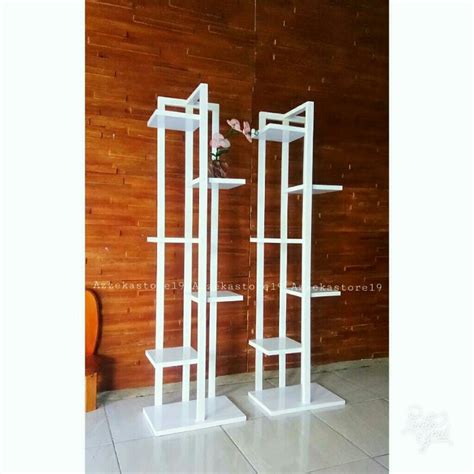 Jual Rak Bunga Minimalisrak Bunga Zigzagrak Bunga Kayu Minimalisrak