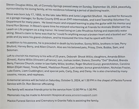 Mackie Funeral Service | Granite Falls NC