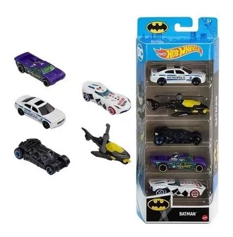 Hot Wheels Set Batman Pack Carritos Colecci N Nuevo Env O Gratis