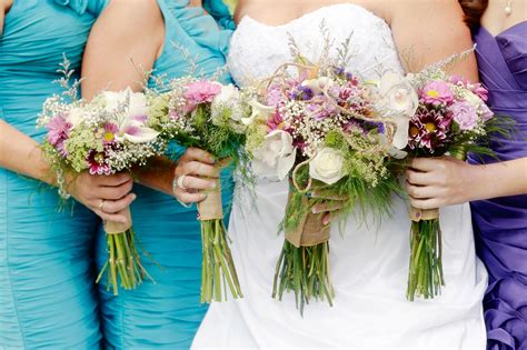 Wildflower Bridesmaid Bouquets