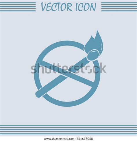 No Naked Flame Warning Sign Vector Stock Vector Royalty Free Shutterstock