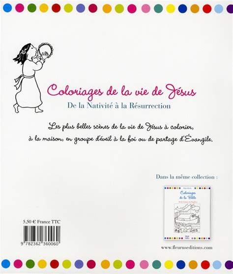 Coloriages de la vie de jésus de la nativité à la résurrection