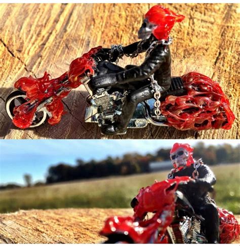 Custom Ghost Rider Hot Wheels Motorcycle Ghost Rider Hot Wheels Rider