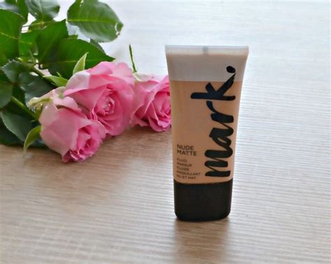 Avon Mark Nude Matte Fluid Makeup Bright Quartz Makeup Look