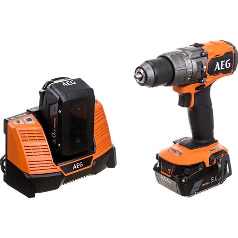 Бесщеточная аккумуляторная ударная дрель-шуруповерт AEG 18В BSB18C3BL ...