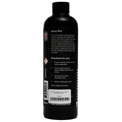 Auto Finesse Керамический спрей-воск с SiO2 Ceramic Spray Wax 500мл купить