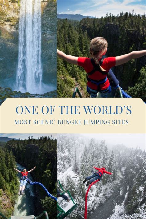 Get Your Heart Pumping By Bungee Jumping 160 Ft Down Towards A River In