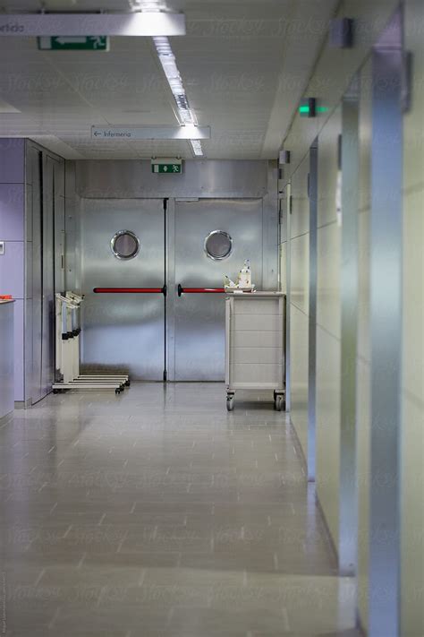 "Hospital Passage With Nobody" by Stocksy Contributor "Miquel Llonch ...