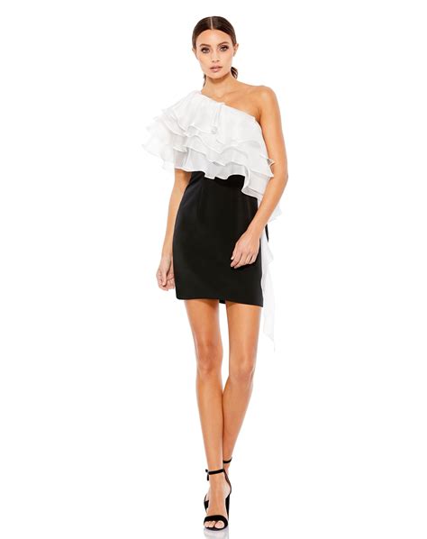 Cocktail Dress 2022 Black And White