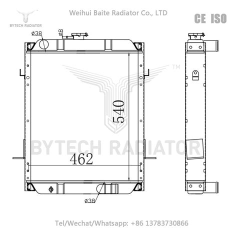 China Customized ISUZU Truck Radiator ISUZU NKR85 110 For ISUZU Truck