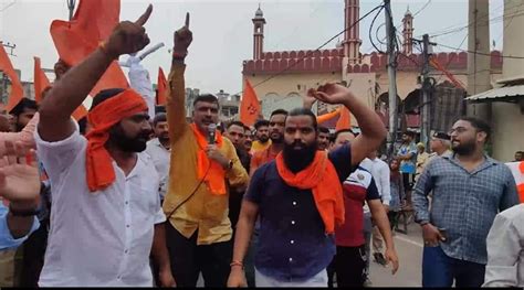 Bajrang Dal Vhp Members Booked For ‘promoting Enmity’ During Gurgaon Protest Delhi News The