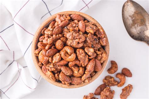 Air Fryer Spiced Nuts Recipe By Blackberry Babe