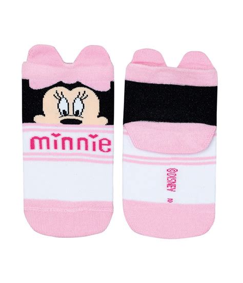 Meia Infantil Cano Médio Minnie D Lupo Kids Algodão lingerie br