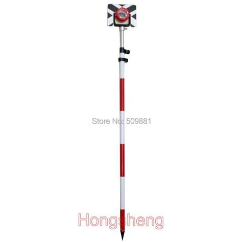 2 15m Prism Poles For Land Surveying Total Station With Prism Prism