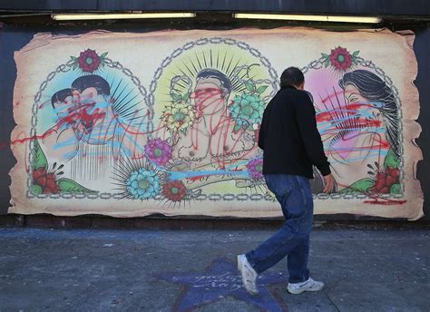 Mission Mural Celebrating Gay Latino And Chicano Culture Defaced