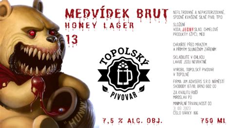 Medvídek Brut - Topolský pivovar - Untappd
