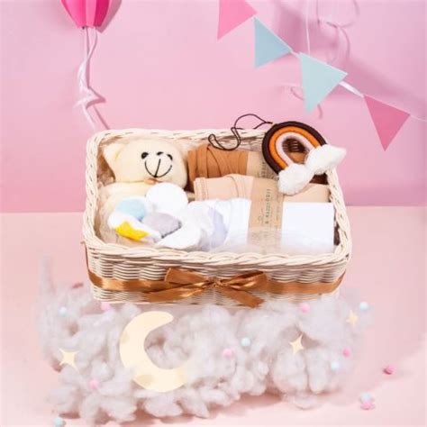 Newborn Triple Nude Baby Hamper Bull And Rabbit