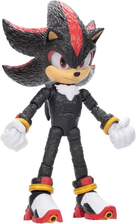 Boneco Shadow Sonic 3 - Boneco Shadow Articulado Filme Sonic 3 Sunny - 4412 - Fabrica da Alegria