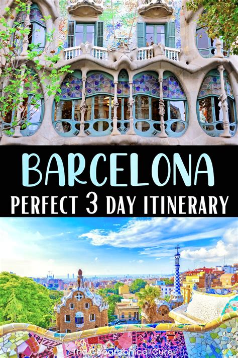 Perfect 3 Days In Barcelona Itinerary Artofit