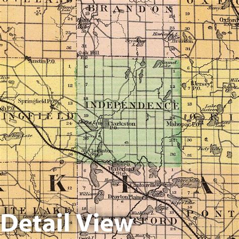 Map Of Cities In Oakland County Michigan 2