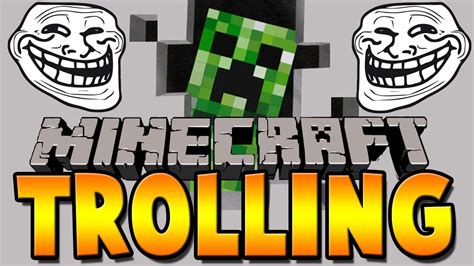 CREEPER TROLL Minecraft TROLLING BaastiZockt YouTube