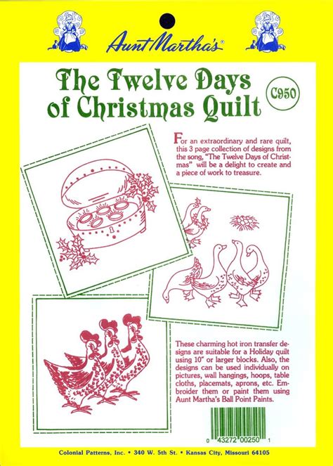 Amazon Reindeer Games Aunt Martha S Hot Iron Transfers