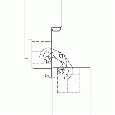 Скрытая петля Морелли (HH-4 B) цвет - черный купить в Москве по ценам ...
