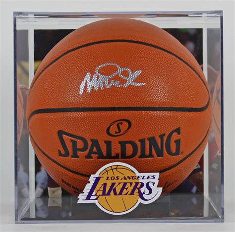 Magic Johnson Signed NBA Game Ball Series Basketball With High Quality