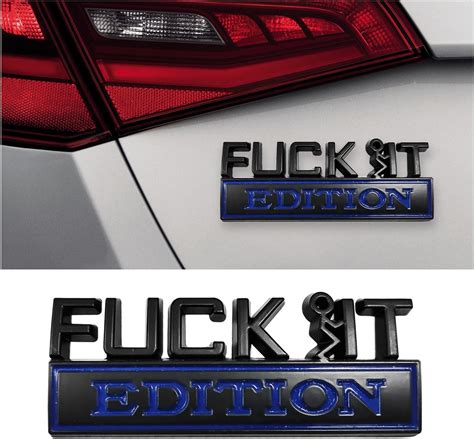 Amazon Dickno Fuck It Edition Emblem For Car Auto Fender Bumper Decoration Stickers