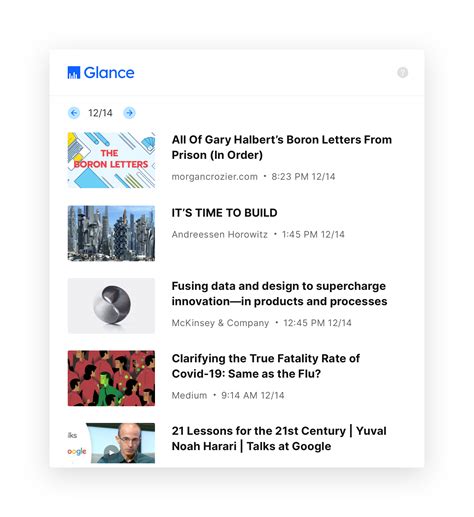 glance daily rewinds   browsing footprint