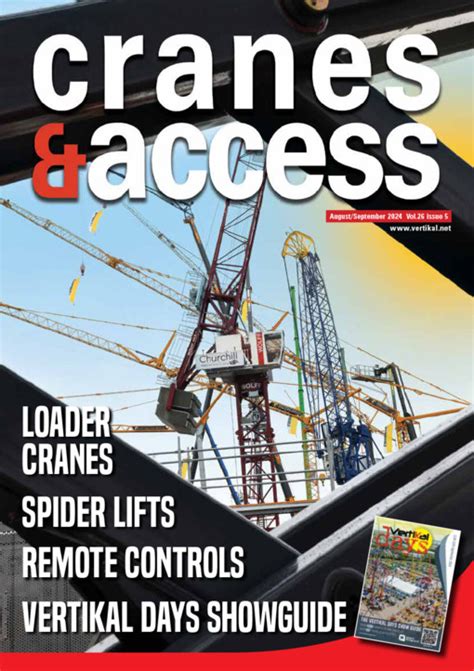 Cranes Access August September Vol Issue Vertikal Net