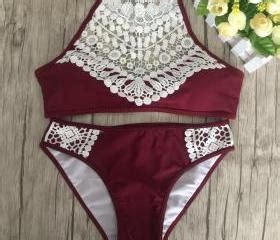 Sexy Lace Two Pieces Swimwear Bikini On Luulla