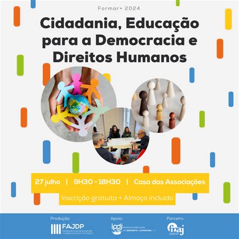 Democracia Cidadania E Direitos Humanos - Cidadania, Educação para a Democracia e Direitos Humanos | Formar+ - FAJDP