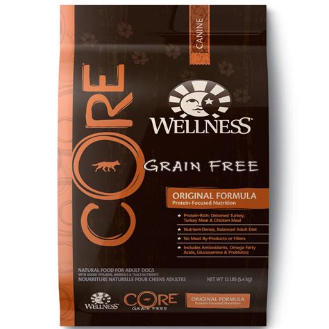 Wellness CORE Adult Original Turkey Dog Food, 12 lbs. | Petco Store