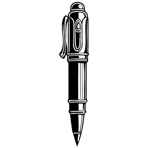 Desenho De Caneta De Desenho Vetorial Linha De Contorno Realista Fundo