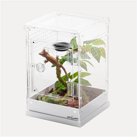 Anpress Acrylic Reptile Terrarium Micro Transparent Habitat Terrariums